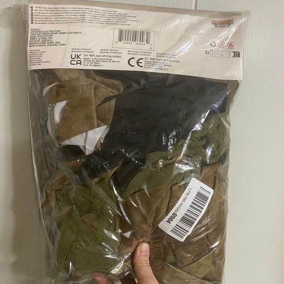 Kids Zombie Costume Cosplay XL 12-14 years with Mask Halloween New - Picture 5 of 5